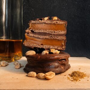 alfajor dulce de leche y ron